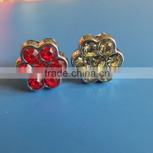 Compet Wholesale Zinc Alloy Metal Plum Flower 10mm Slide Charms thumbnail-3