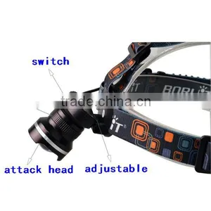 XML-T6 UV Light And White Light Dual Headlamp 5W Dual Light Source Headlamp thumbnail-5