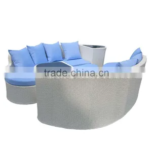 Personality New Design Rattan Furniture Sofa Wicker Beach Craft Garden PE Modern Vietnam Poly Rattan Furniture thumbnail-2