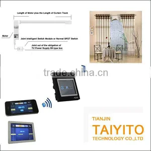 Free Ios/android Apps Smart Control Electric Curtain System,electric Curtain Sets Quality Choice thumbnail-1
