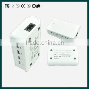 4port Usb Mobile Phone Travel Charger/travel Adapter for Smart Phone, Tablet With UL,CE,FCC,ROHS Certificates thumbnail-5