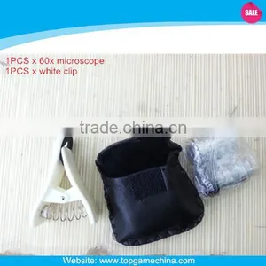 Universal 60X Zoom LED Mobile Phone Microscope Micro Lens thumbnail-1