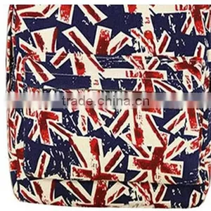 Hippie Facebook Canvas Backpacks Student School Bag Cartoon mc Print Rucksack Outdoor Travel Pack Graffit thumbnail-5
