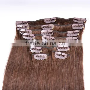 Wholesale 8a Quality Remy Human Hair Clip In Hair Extension, 100Virgin Human Hair thumbnail-3
