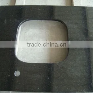 Hot Sale Indian Black Galaxy Granite Vanity Tops thumbnail-1