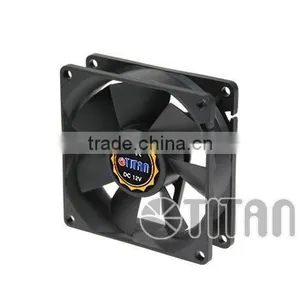 OEM 80x80x25mm PC Case 12V 24V DC Brushless PWM Controller Air Cooling Fan thumbnail-1