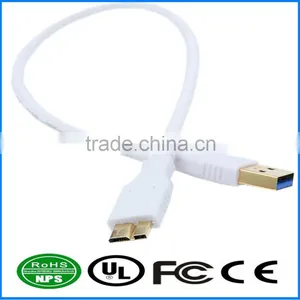 USB3.0 Cable AM To MicroB Cable Gold Plated Connecting Cable Mobile HD Cable thumbnail-2
