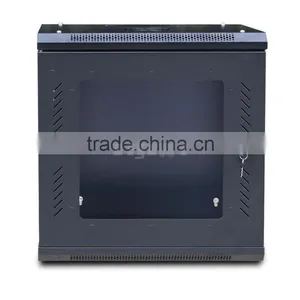 9U Wall Mount IT Network Server Data Cabinet Enclosure Rack Glass Door Locking thumbnail-1
