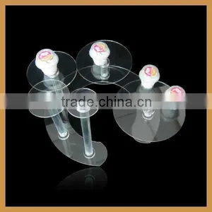 Multi Tier Acrylic Fashion Shelf Small Desk thumbnail-2