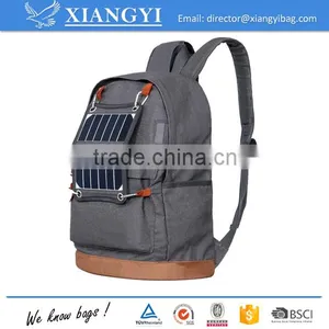 Solar Charger Backpack With Solar Panel for Mobile Phones Solar Backpack thumbnail-1