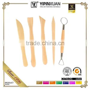 Wholesale 5pcs Clay Sculpture Knife Carving Tool Pottery Tools Manufacturers thumbnail-1