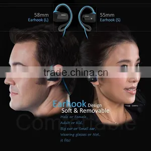 Bluetooth Headphones Wireless In-ear Headsets Sweatproof Sports Running With CSR Bluetooth Stereo Pure Sound thumbnail-6