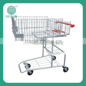 Wheeled Market Trolley for Supermarket /shopping Mall/ Retail Store thumbnail-5