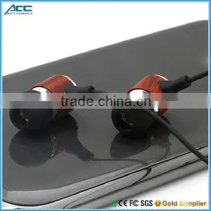 New Style Wood Headphone Cool In-ear Stereo Wood Earphones Earbuds thumbnail-2