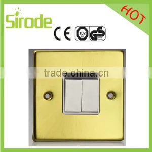 Mechanism Life Time 40000 Time Metal Panel13A British Wall Switch and Socket thumbnail-2
