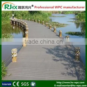 Exterior Wood Plastic Composite Flooring With Grey Wood Compoiste Decking thumbnail-4