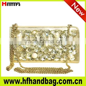 Swaroski Ice Cake Crystal Pearl Shoulder Bag/clutch Bag/ Evening Bag thumbnail-1