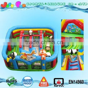 Inflatable Panda Zoo Jumping Castle, Jumping Castles With Prices for Sale thumbnail-1