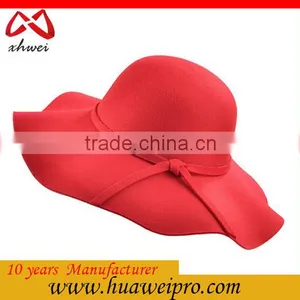 Wholesale Fashion Fedora Hats With Wholesale Custom Satin Ribbons thumbnail-3