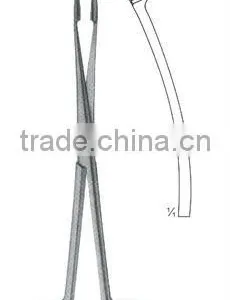 GROSS Sponge and Dressing Forceps With Ratchet 180 Mm, Curved thumbnail-1