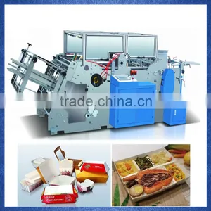 Disposable Hamburger Noodle Paper Lunch Box Making Machine,China Fully Automatic Paper Lunch Box Forming Machine Quality Choice thumbnail-1