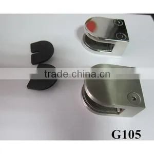 Stainless Steel D Glass Mounting Spring Clamp/Clip Sheet Glass Holder thumbnail-1