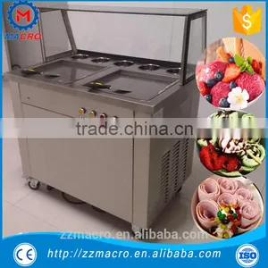 Durable Instant Fry Pan Ice Cream Machine thumbnail-3