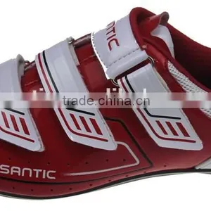 2016 Road Cycling Shoe Bike Shoes Compatibility SPD System With 3 Straps thumbnail-1