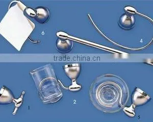 Brass Bathroom Accessories Towel Shelf Robe Hook Toilet Brush, Toilet Paper Holder, Single Towel Bar, Double Towel Rack thumbnail-1