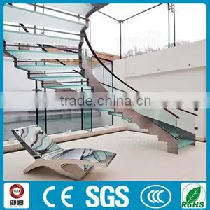 Modern Indoor Curved Staircase for House Build thumbnail-4