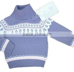 Light Purple Color Girls Pullover Sweater thumbnail-1