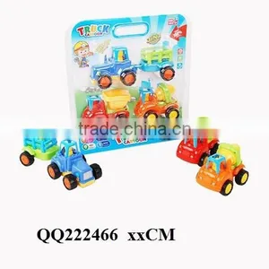 4PCS Kids Friction Farmer Car With Bulldozer ,friction Car for Kids thumbnail-3