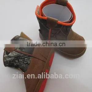 Faux Suede Baby Boots for Boy TPR Out Sole Baby Shoes thumbnail-1
