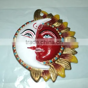Metal Mask Hindu Gods From India thumbnail-1