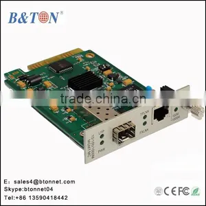 Manageable 10/100M SM Fiber Media Converter,SFP Media Converter thumbnail-1