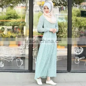 Online Print Maxi Muslim Dresses for Female thumbnail-2