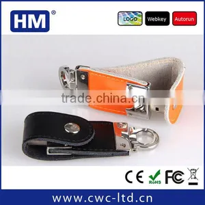 Hot Selling Promotion Gift Leather Usb With High Speed and Full Capacity thumbnail-1