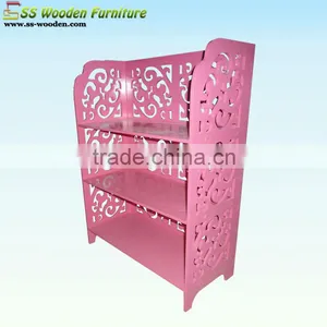 High Glossy Wooden 3 Layers Shelf SH-806030 thumbnail-1