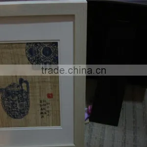 House Fabric Painting With Frame thumbnail-1