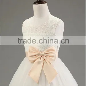 Lastest Wholesale Elegant Girls Chiffon Party Hand Embroidery Dresses TR-WS31 thumbnail-3