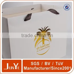 Color Printed Paper T-shirt Bag for Shopping Elegance thumbnail-2