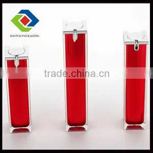 30ml/40ml/50ml Square Plastic Pump Bottle for Cosmetic Packaging thumbnail-1