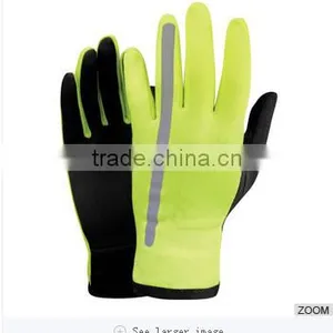 High Visibility Windproof Thermal Running Gloves thumbnail-1