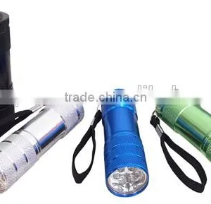 TE049 2015 Promotion Aluminum Zoom in and Out 9LED Flashlight With Lanyard thumbnail-1