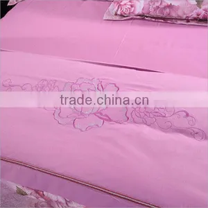 Import Fashion Embroider China Supplier 100% Cotton Percale Bedding Sets thumbnail-2