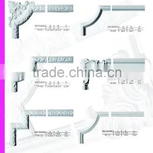 2015 High Quality Good Price Beautiful New Modern Luxury pu Decorative Furniture Moulding thumbnail-2