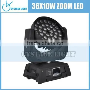 36x10w LED Zoom Wash Moving Head Light thumbnail-1