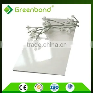 Greenbond Interior Silver Mirror Surface Aluminum Composite Panel thumbnail-4