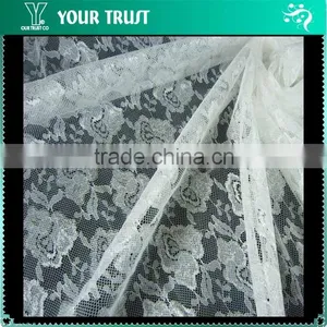 New Invention Rose 60 Gram 70% Nylon+30% Rayon Woven Mesh Fabric Swiss Lace thumbnail-1