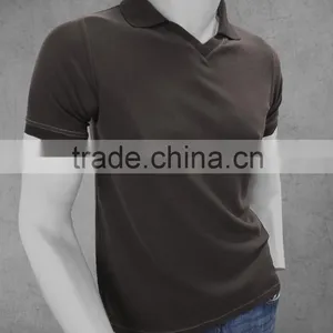 PERU PIMA COTTON PIQUE Blank Polo Shirt Customizable thumbnail-1